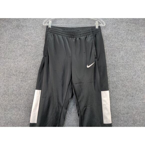 Nike Drifit Athletic Sweatpants Size M Black 14W 28.5 Inseam - Picture 6 of 12
